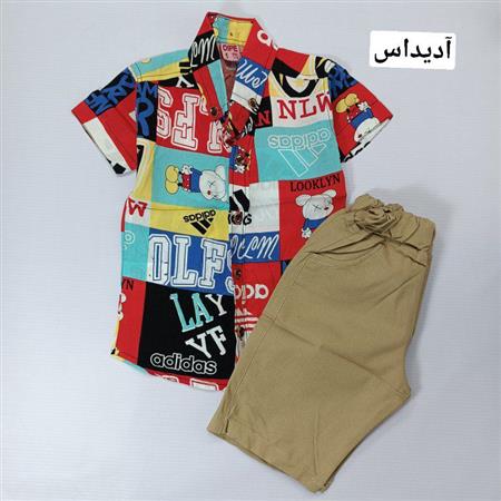 تیشرت شلوارک هاوایی میکس