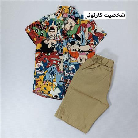 تیشرت شلوارک هاوایی میکس