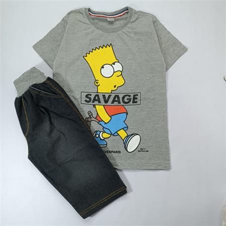 تیشرت شلوارک Savage