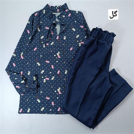 شومیز شلوار گل و پروانه