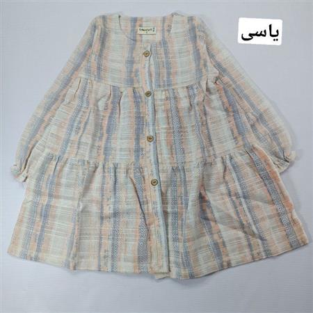 پیراهن یقه گرد گندم