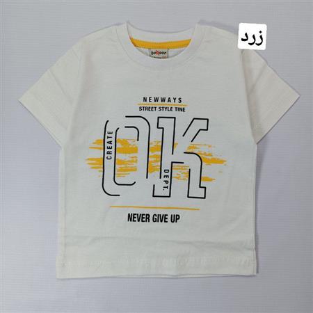 تیشرت تک سفید OK