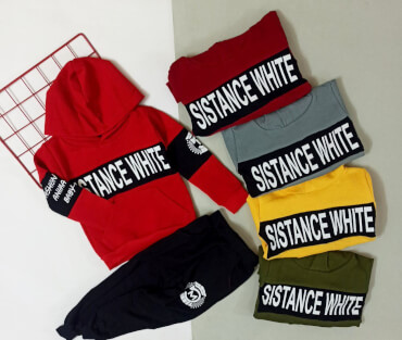 هودی و شلوارsistance white