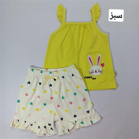 تاپ شلوارک خرگوش قلبی