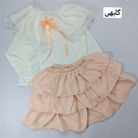 شومیز دامن یقه دلبر پاپیونی ۲