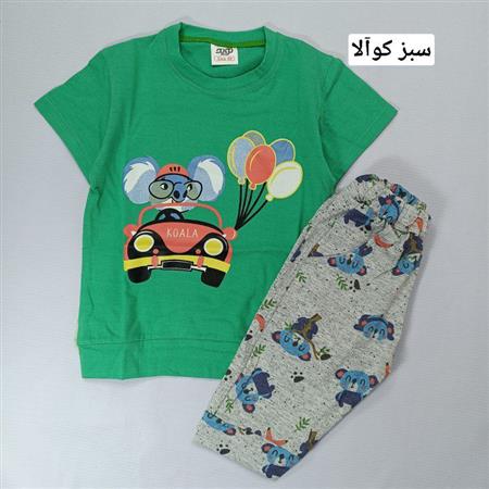 تیشرت شلوارک کوآلا و اسب آبی