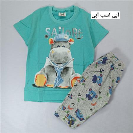 تیشرت شلوارک کوآلا و اسب آبی