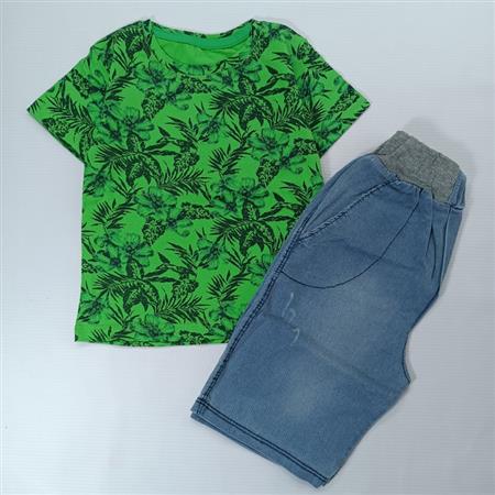 تیشرت شلوارک اسپرت برگ ها