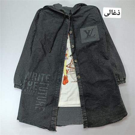 مانتو جین دو تیکه