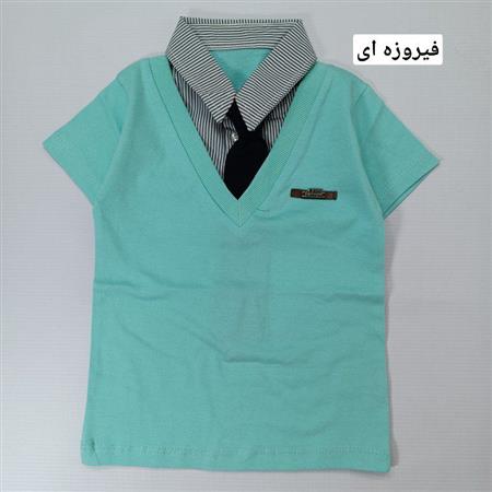 تیشرت یقه راه راه کرواتی