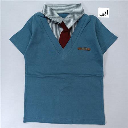 تیشرت یقه راه راه کرواتی