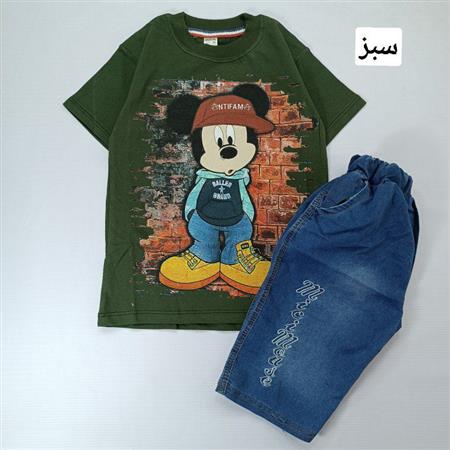 تیشرت شلوارک میکی موس ورزشکار