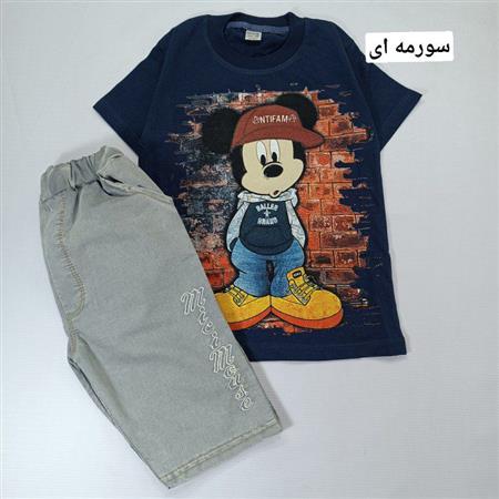 تیشرت شلوارک میکی موس ورزشکار