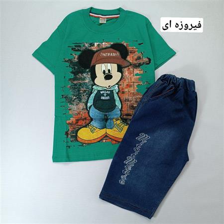تیشرت شلوارک میکی موس ورزشکار