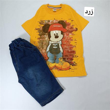 تیشرت شلوارک میکی موس ورزشکار