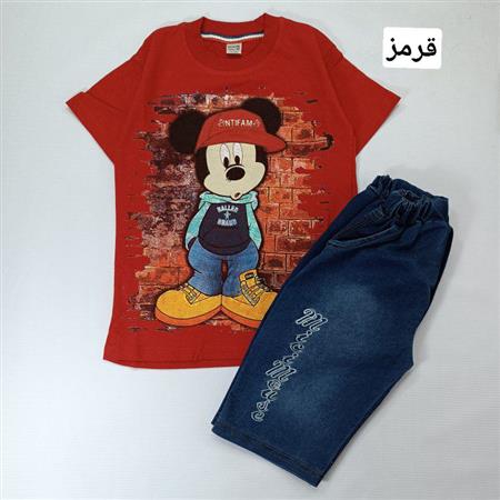 تیشرت شلوارک میکی موس ورزشکار