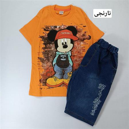 تیشرت شلوارک میکی موس ورزشکار