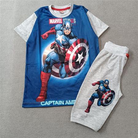 تیشرت شلوارک  Captain America تکسایز