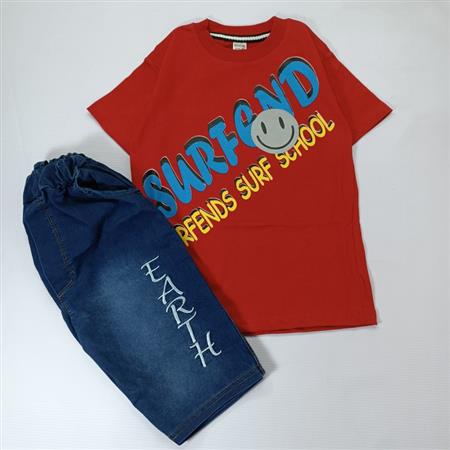 تیشرت شلوارک ایموجی Surfends