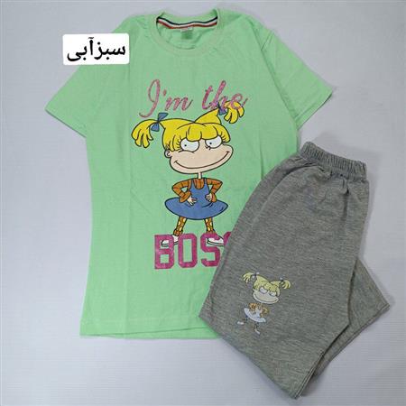تیشرت شلوار دختر بامزه