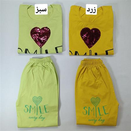 کراپ شلوار قلب پولکی