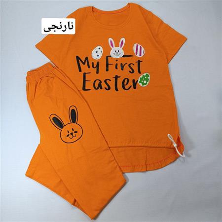 کراپ شلوار خرگوش و تخم مرغ رنگی