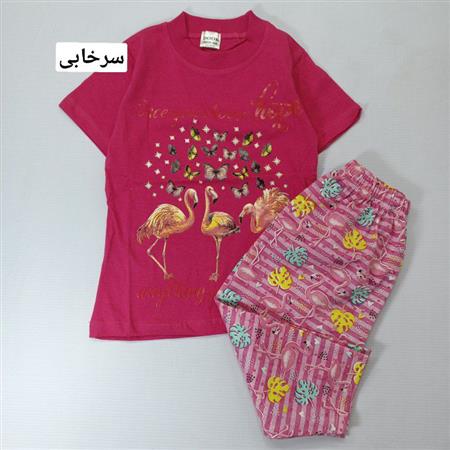 تیشرت شلوار فلامینگو پروانه