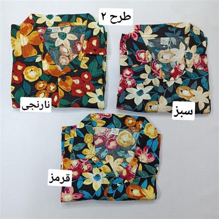 پیراهن یقه دار باغ گل