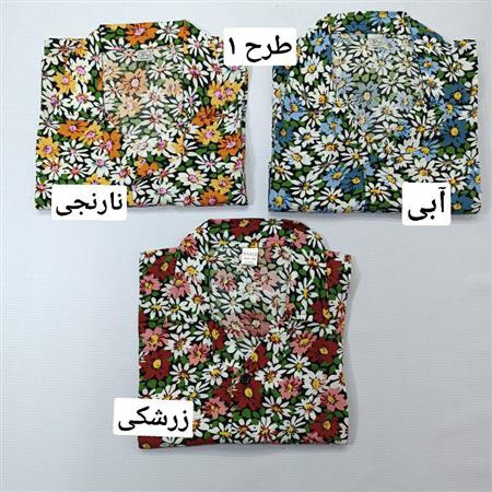پیراهن یقه دار باغ گل