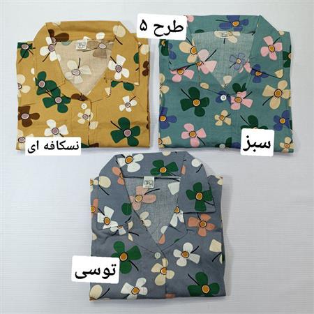پیراهن یقه دار باغ گل
