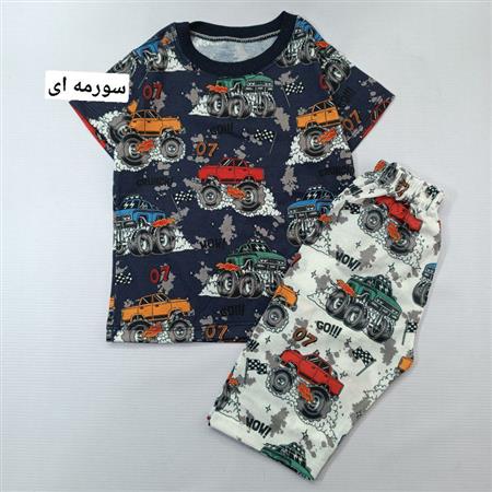تیشرت شلوارک ماشین های مسابقه