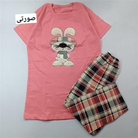 تیشرت شلوارک خرگوش کلاه به سر