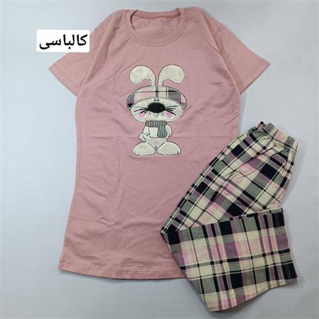 تیشرت شلوارک خرگوش کلاه به سر