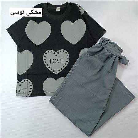 کراپ شلوار قلبی