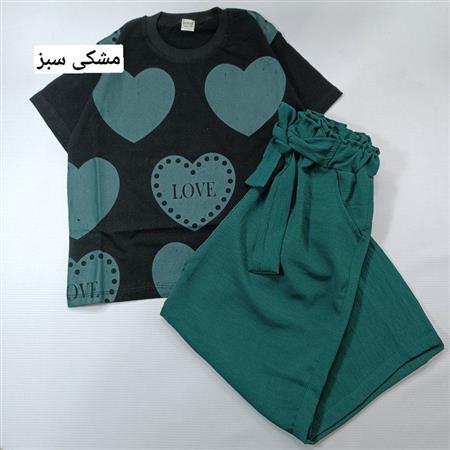 کراپ شلوار قلبی