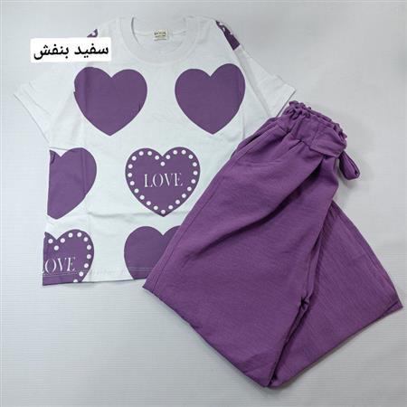 کراپ شلوار قلبی
