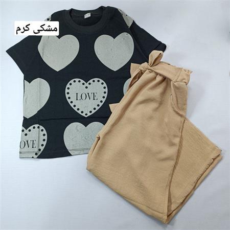 کراپ شلوار قلبی