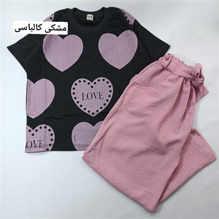 کراپ شلوار قلبی