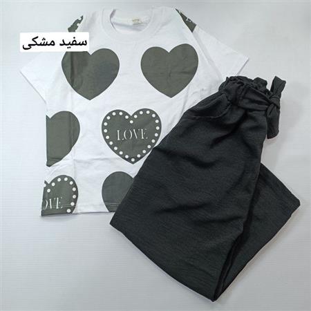 کراپ شلوار قلبی