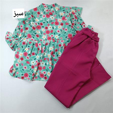 شومیز شلوار گلگلی افسانه