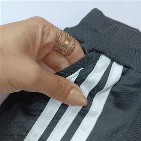 تیشرت شلوارک آدیداس نواری سه دکمه
