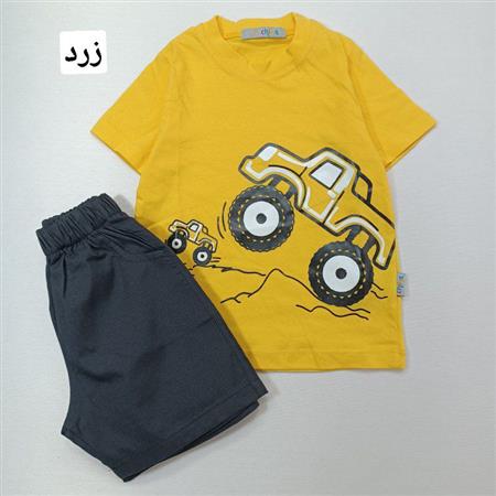 تیشرت شلوارک دو ماشین