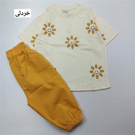 تیشرت شلوارک گلهای خندان