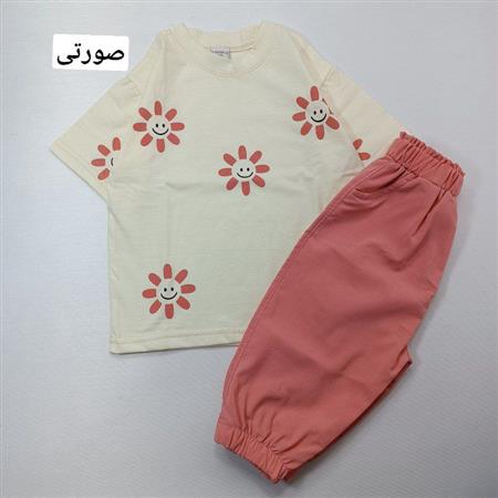 تیشرت شلوارک گلهای خندان
