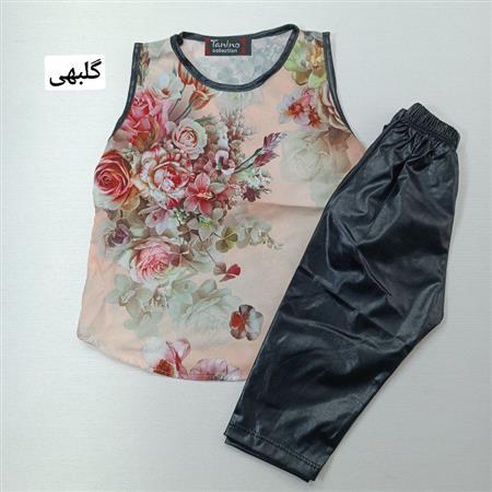 تاپ شلوارک گلهای زیبا