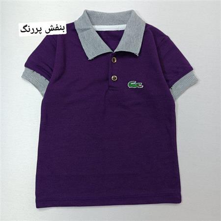 تیشرت جودون تمساح یقه رنگی
