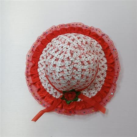 کلاه حصیری پولکی