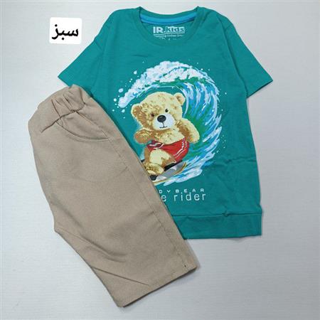 تیشرت شلوارک خرس موج سوار