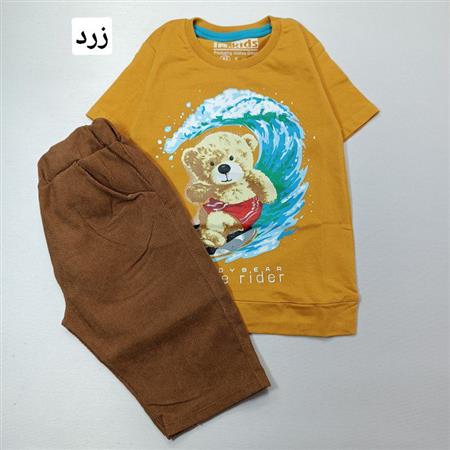 تیشرت شلوارک خرس موج سوار
