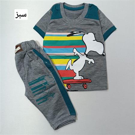 تیشرت شلوارک اسنوپی اسکیت سوار
